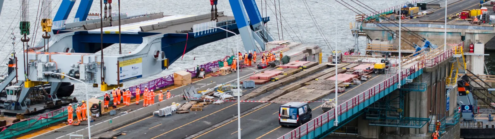 Inhijsen beweegbare deel Haringvlietbrug