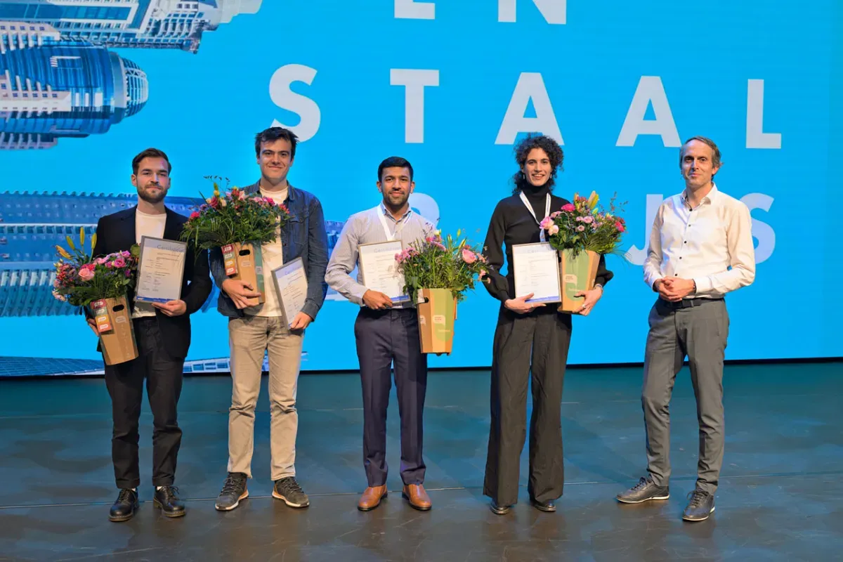 Winnaars StudentenSTAALprijs 2024.