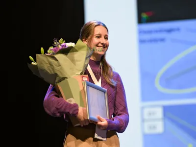 Sanne de Koning, winnares 1e prijs categorie Bachelor