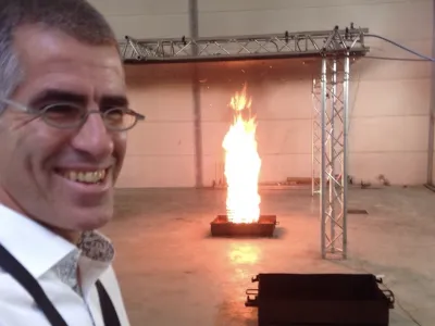 Ralph on fire.