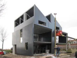 Dubbel woonhuis Amstel, ontw. en foto: Woltjer Berkhout architecten
